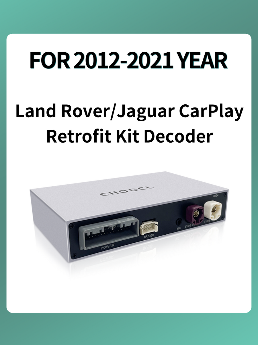 CHOOCL Wireless Carplay Retrofit Kit Decoder for Land Rover,Range Rove ...