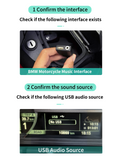 Bluetooth Car Adapter for BMW K1600GT,K1600GTL,R1250GS,R1200RT Motorcycle(2016-2020 year) with USB audio source,Support Steering Wheel Scroll to Switch Songs