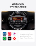 CHOOCL Bluetooth Car Adapter for BMW Mini Cooper/Mini One - USB & AUX Cable Connectivity, Bluetooth Transmitter Compatible with Apple/Android MMI Interface