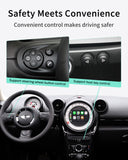 CHOOCL Wireless Carplay Retrofit Kit Decoder for BMW Mini (2010-2018 Year),Support Airplay Mirror Link,Navigation,Play Music