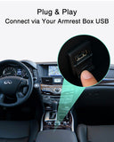Bluetooth Car Adapter for Infiniti Q70/G37/EX/FX35/JX/QX50/QX60/M & NMC Patrol(2012-2018)/Qashqai(2014)/Murano(2011-2012) with USB Interface
