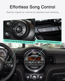 CHOOCL Bluetooth Car Adapter for BMW Mini Cooper/Mini One - USB & AUX Cable Connectivity, Bluetooth Transmitter Compatible with Apple/Android MMI Interface