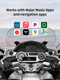 Bluetooth Car Adapter for BMW K1600GT,K1600GTL,R1250GS,R1200RT Motorcycle(2016-2020 year) with USB audio source,Support Steering Wheel Scroll to Switch Songs