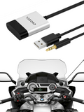 Bluetooth Car Adapter for BMW K1600GT,K1600GTL,R1250GS,R1200RT Motorcycle(2016-2020 year) with USB audio source,Support Steering Wheel Scroll to Switch Songs