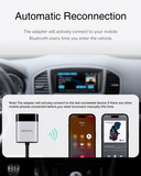 Bluetooth Car Adapter Compatible with Lacrosse and Regal (2010-2013),2013 Opel, 2011-2015 Chevrolet (Avalanche LTZ,Malibu) with USB Interface,Radio Bluetooth Adapter with Lossless Sound Quality