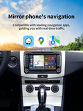 CHOOCL Wireless Carplay Retrofit Kit Decoder for Volkswagen RNS510/MIB866/Touareg/Phaeton (2009-2019 Year)，Support Mirrorlink, Voice Assistant, Navigation