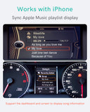 CHOOCL Bluetooth car Adapter with Y-Cable for BMW, USB & AUX Connectivity, Bluetooth Receiver Compatible with CIC System, High-Quality aptX-HD Sound