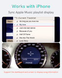 CHOOCL Bluetooth 5.0 aptX-HD adapter for Audi with 30-pin connection cable (2010-2019), MMI 3G system, Bluetooth receiver for Mercedes with original iPod interface cable (2005-2011)
