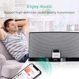CHOOCL 30 pin Bluetooth 5.0 aptX-HD Adapter Receiver for Bose SoundDock and Other iPhone iPod 30 pin Music Docking Station Speakers