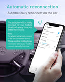 CHOOCL Bluetooth Car Audio Adapter for 2008-2012 Mercedes-Benz with AMI Port, Bluetooth Transmitter with aptX-HD Sound & AMI Cable